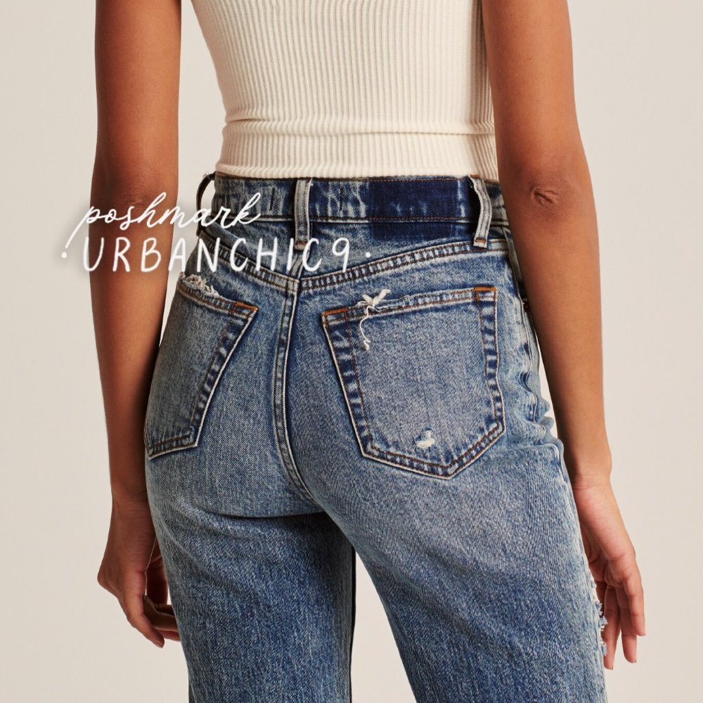 ABERCROMBIE 90s Ultra High Rise Straight Jean 29 - Picture 2 of 15